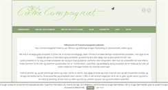 Desktop Screenshot of cremecompagniet.dk